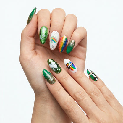 Luck of the Irish Press On Nails