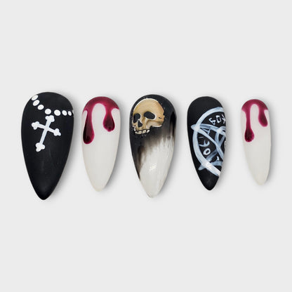 Black Magic Press On Nails
