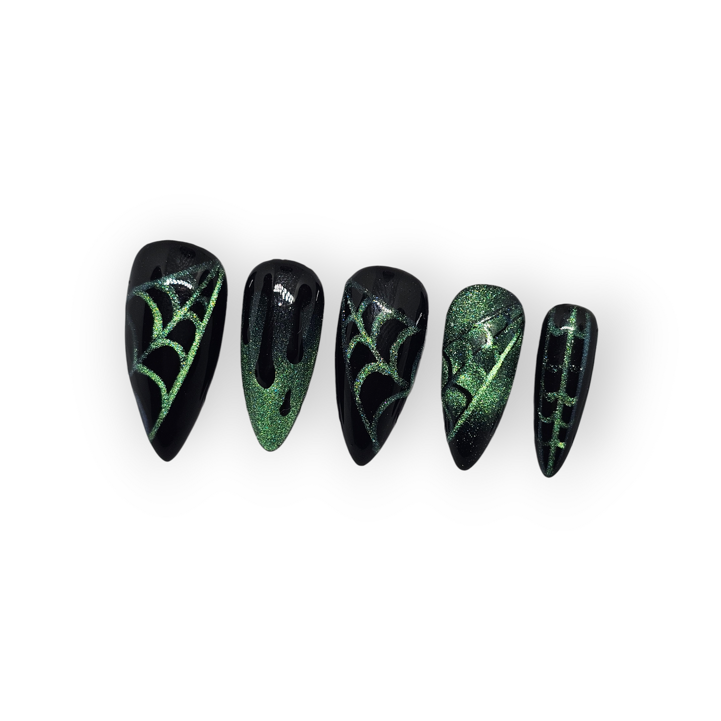 Black Widow Press On Nails