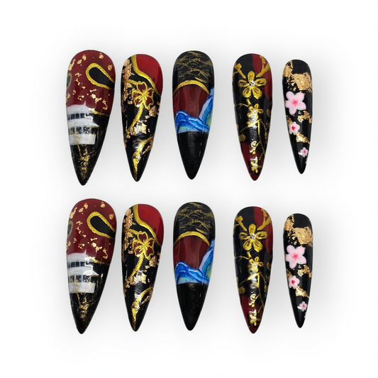Cherry Blossom Press On Nails